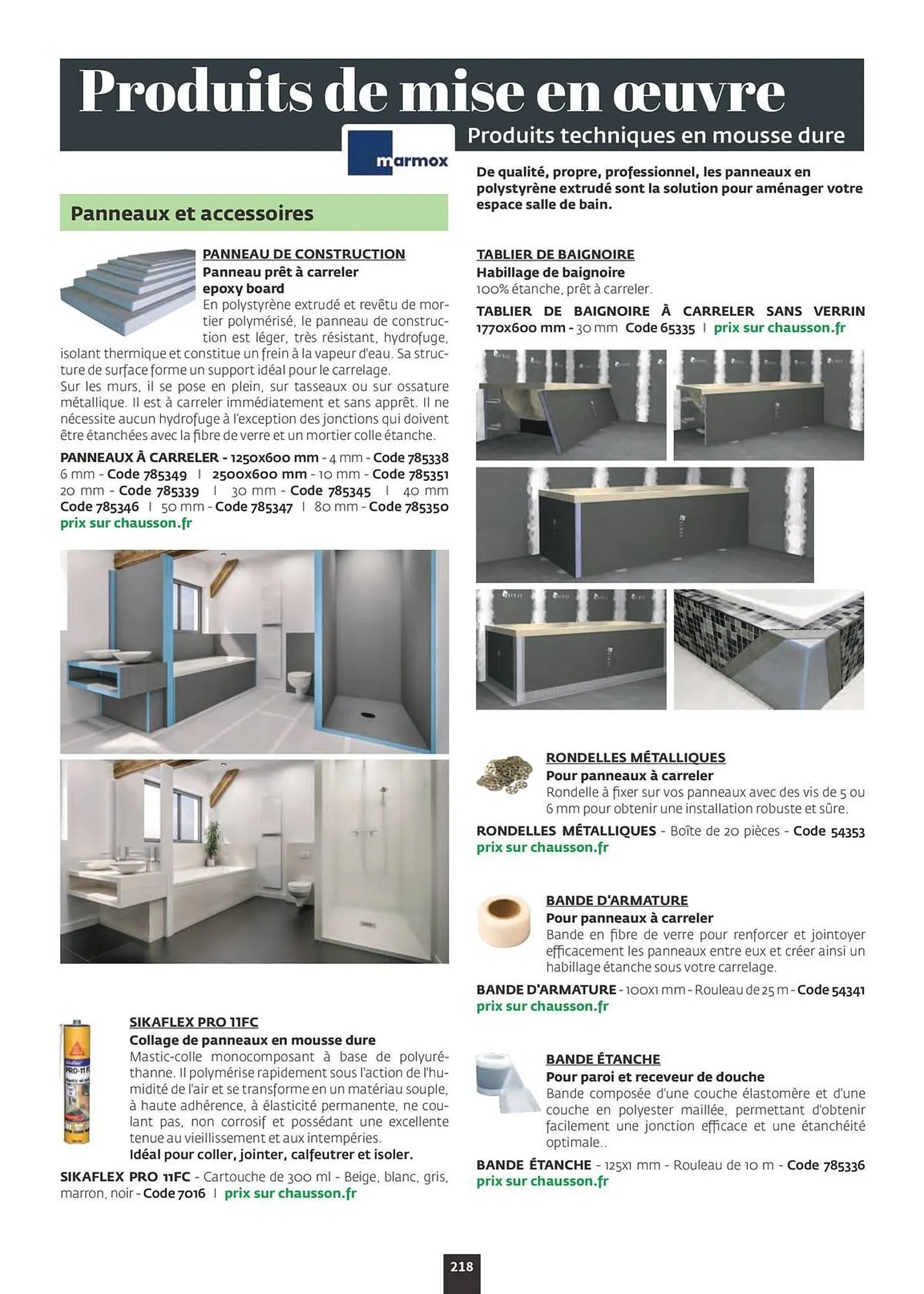 Catalogue Chausson Matériaux du 12 septembre au 31 décembre 2026 - Catalogue page 220