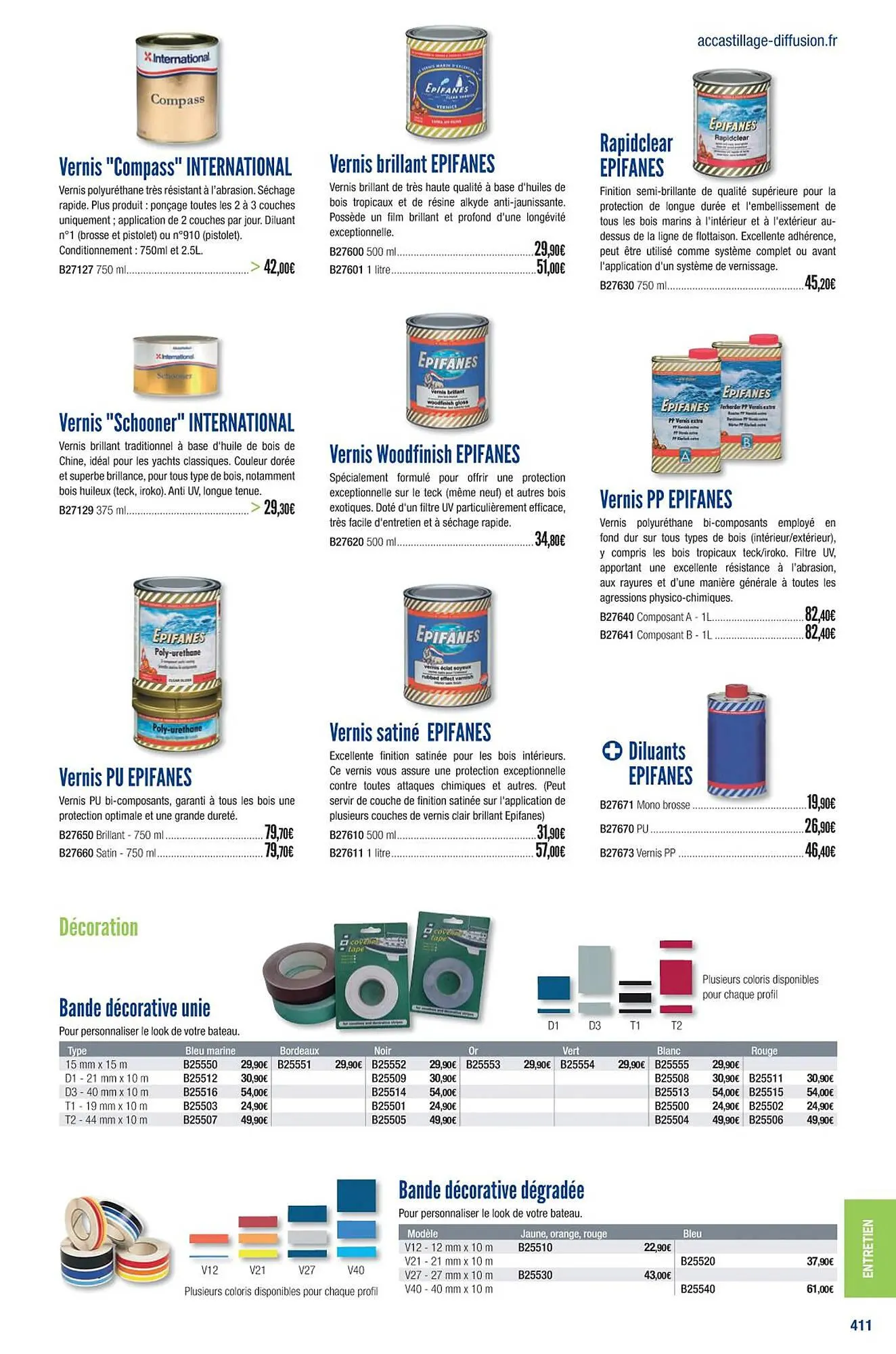 Catalogue Accastillage Diffusion du 1 mars au 31 décembre 2023 - Catalogue page 413