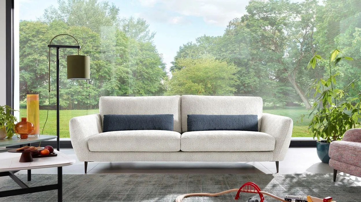 SAINT GERMAIN Canapé droit en tissu