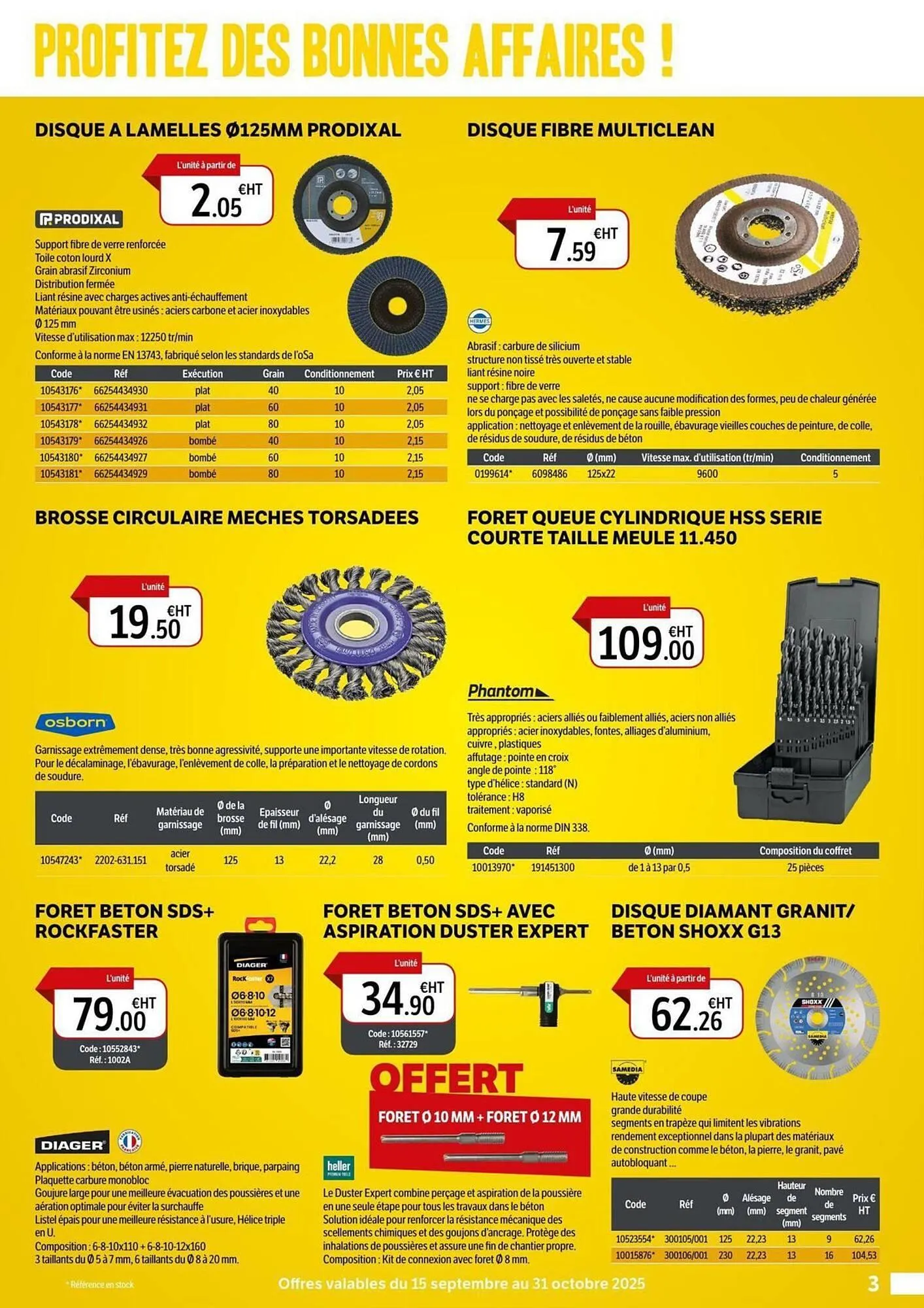 Catalogue DomPro du 16 septembre au 31 octobre 2025 - Catalogue page 3