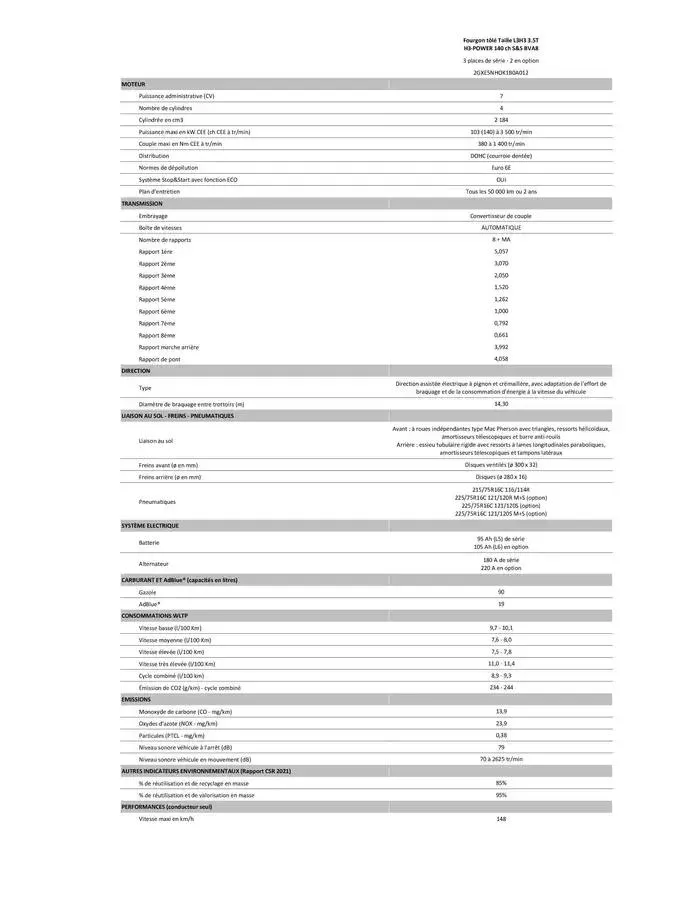 Opel Movano du 4 avril au 4 avril 2026 - Catalogue page 63