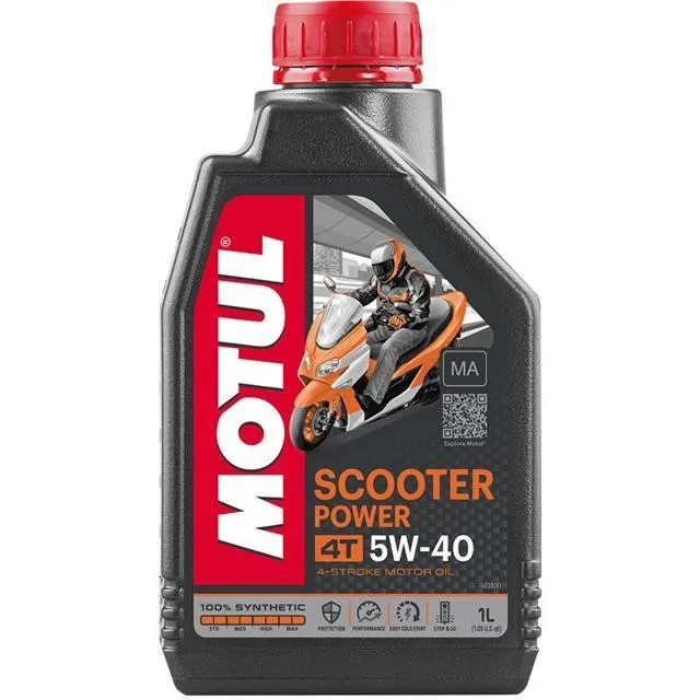 MOTUL Huile 4T SCOOTER POWER 4T 5W40 MA 1L Huiles 4T