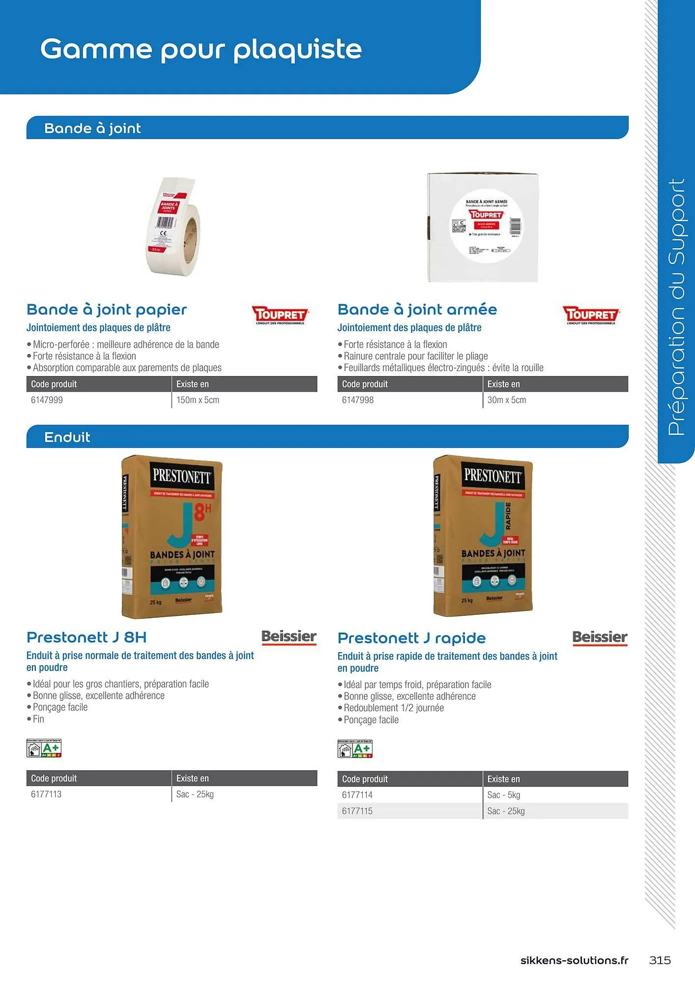 Catalogue Sikkens Solution du 8 janvier au 28 décembre 2025 - Catalogue page 315