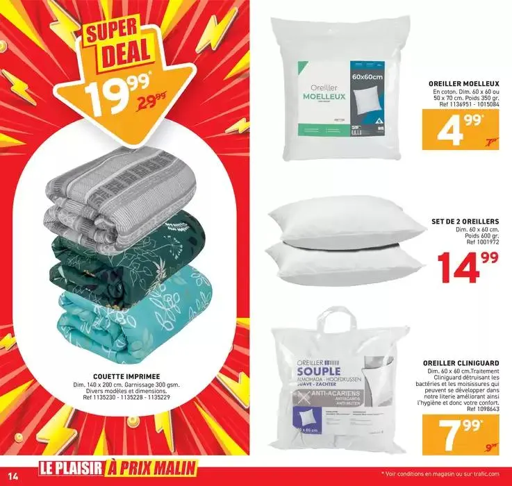 LE PLAISIR À PRIX MALIN du 1 avril au 7 avril 2025 - Catalogue page 14