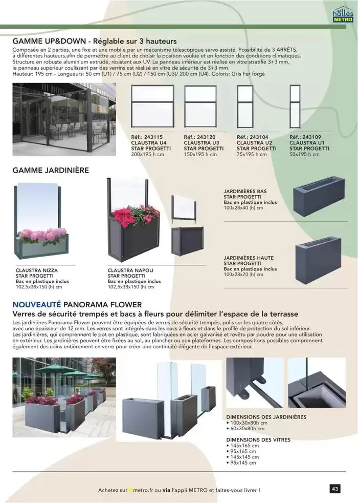 Metro #Terrasse édition 2025 du 30 janvier au 1 juillet 2025 - Catalogue page 43