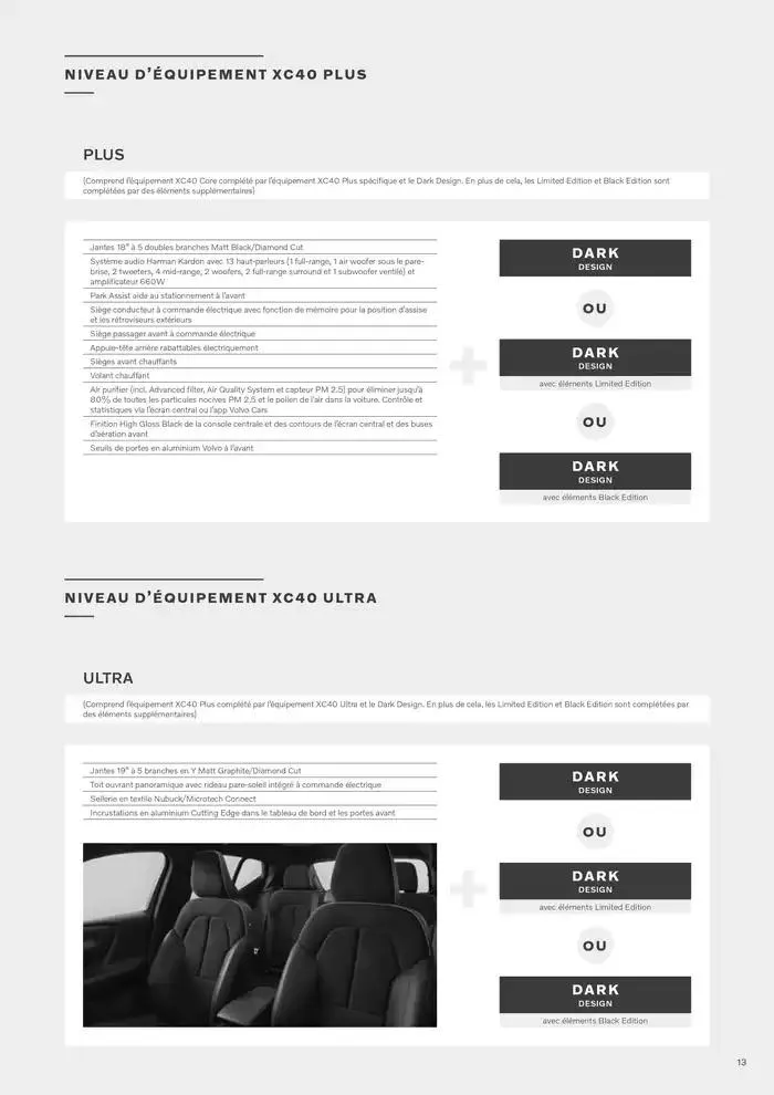 VOLVO XC40 B3/B4 du 7 janvier au 31 décembre 2025 - Catalogue page 13