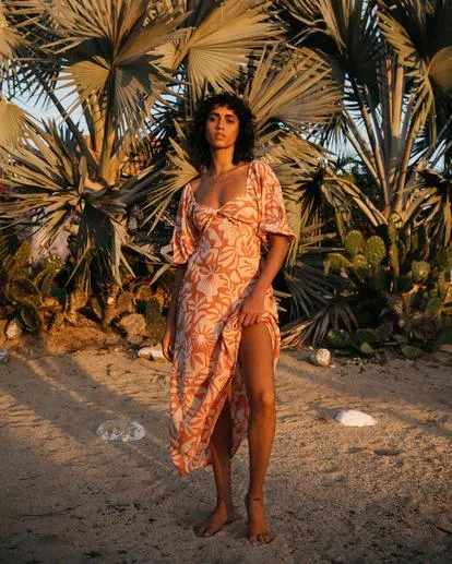 Paradise Cove - Robe midi pour Femme