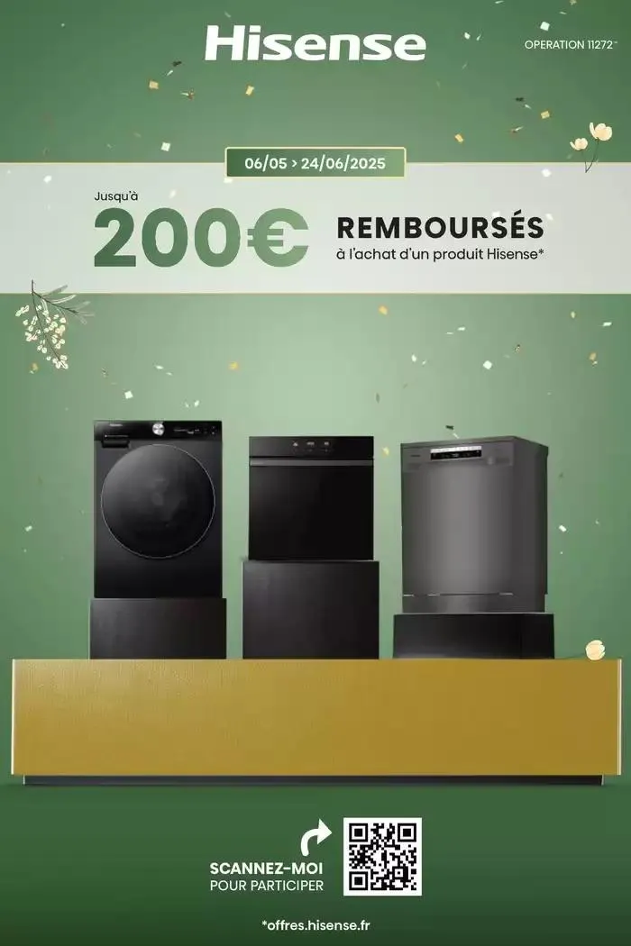 Jusqu'à 200€ remboursés du 6 mai au 24 juin 2025 - Catalogue page 1