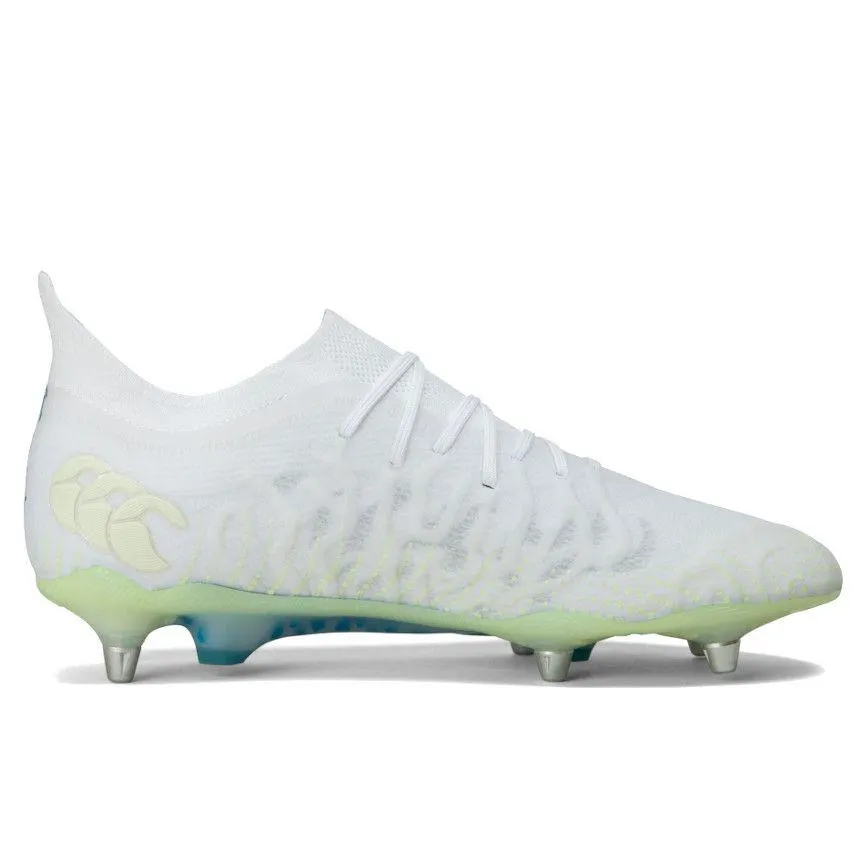 Chaussures Rugby Speed Infinite Elite SG Crampons Hybrides Tout Terrain Blanc - Canterbury