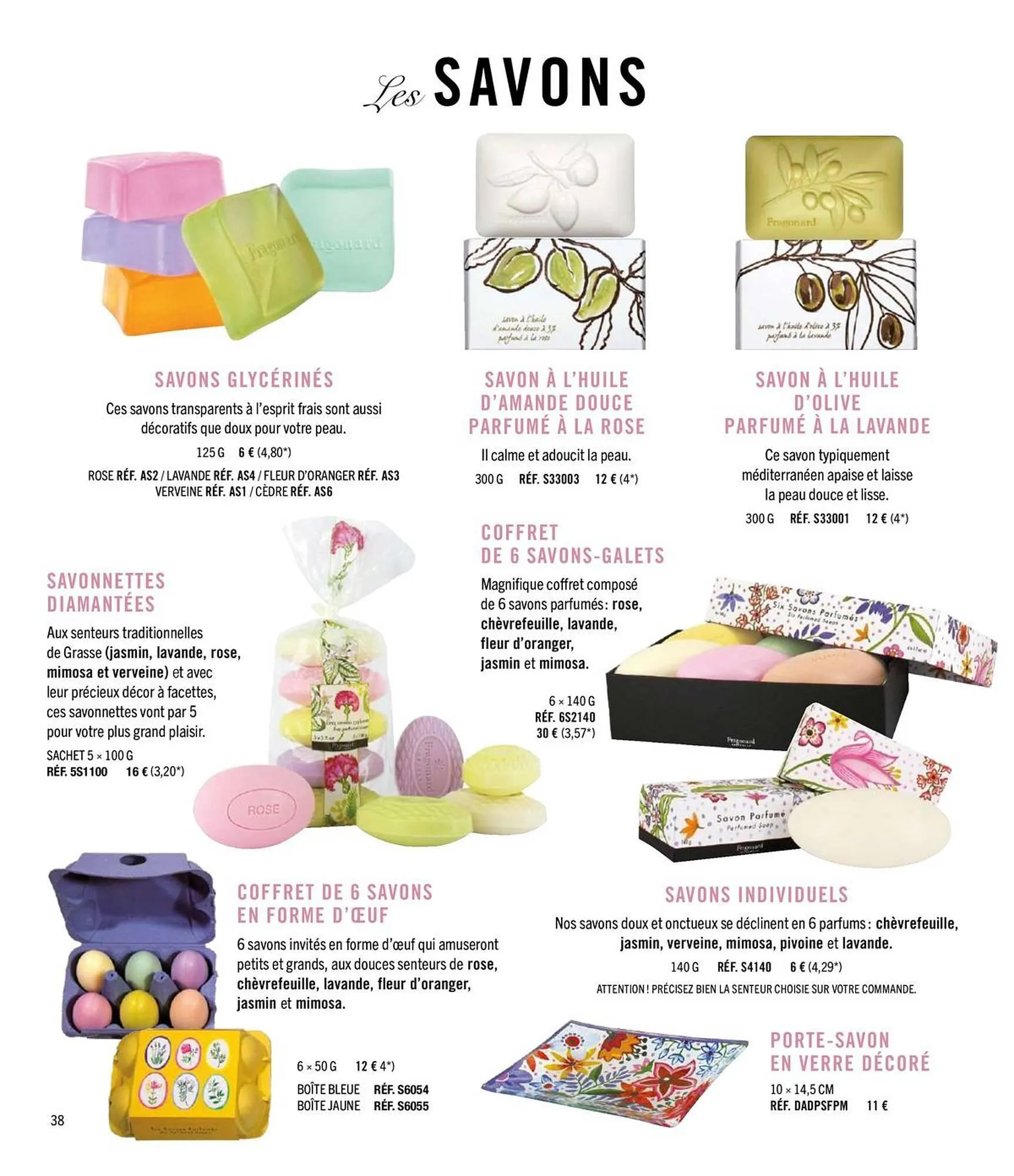 Catalogue Fragonard du 1 avril au 31 décembre 2026 - Catalogue page 38