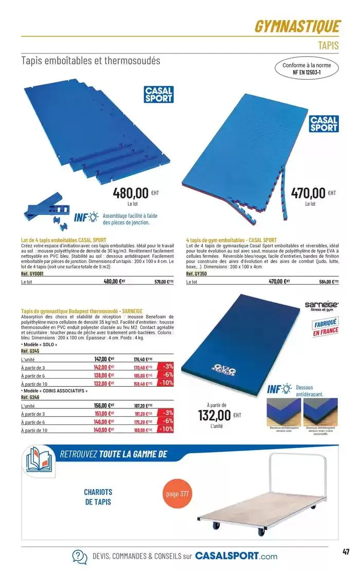 ÉQUIPEMENT SPORTIF du 6 mars au 31 décembre 2025 - Catalogue page 19
