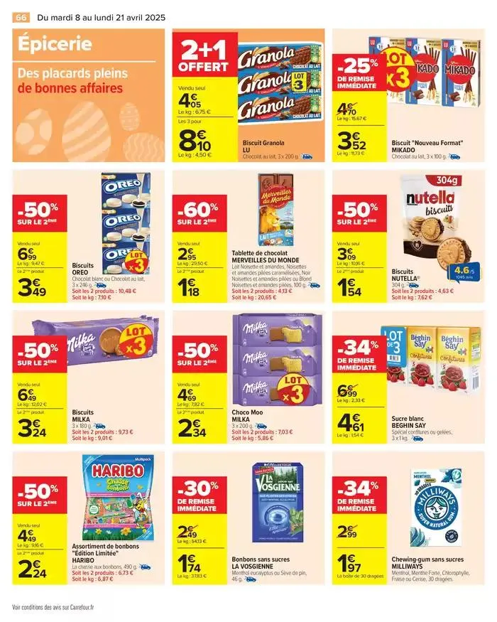 JOYEUSES PÂQUES & MEILLEURS PRIX du 8 avril au 21 avril 2025 - Catalogue page 68