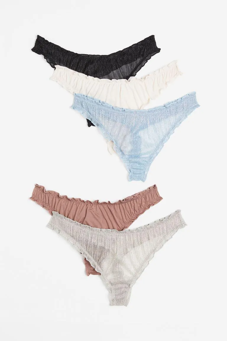 Lot de 5 culottes Thong