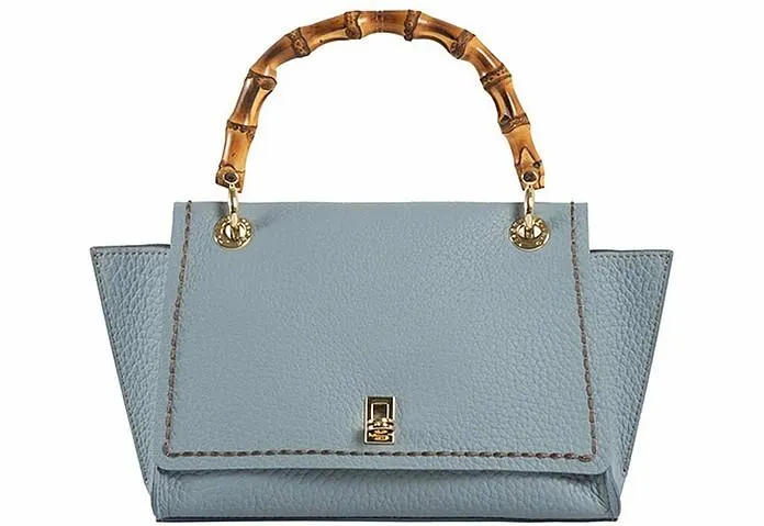 Posillipo Gaiola - Light Blue Top Handle Bag