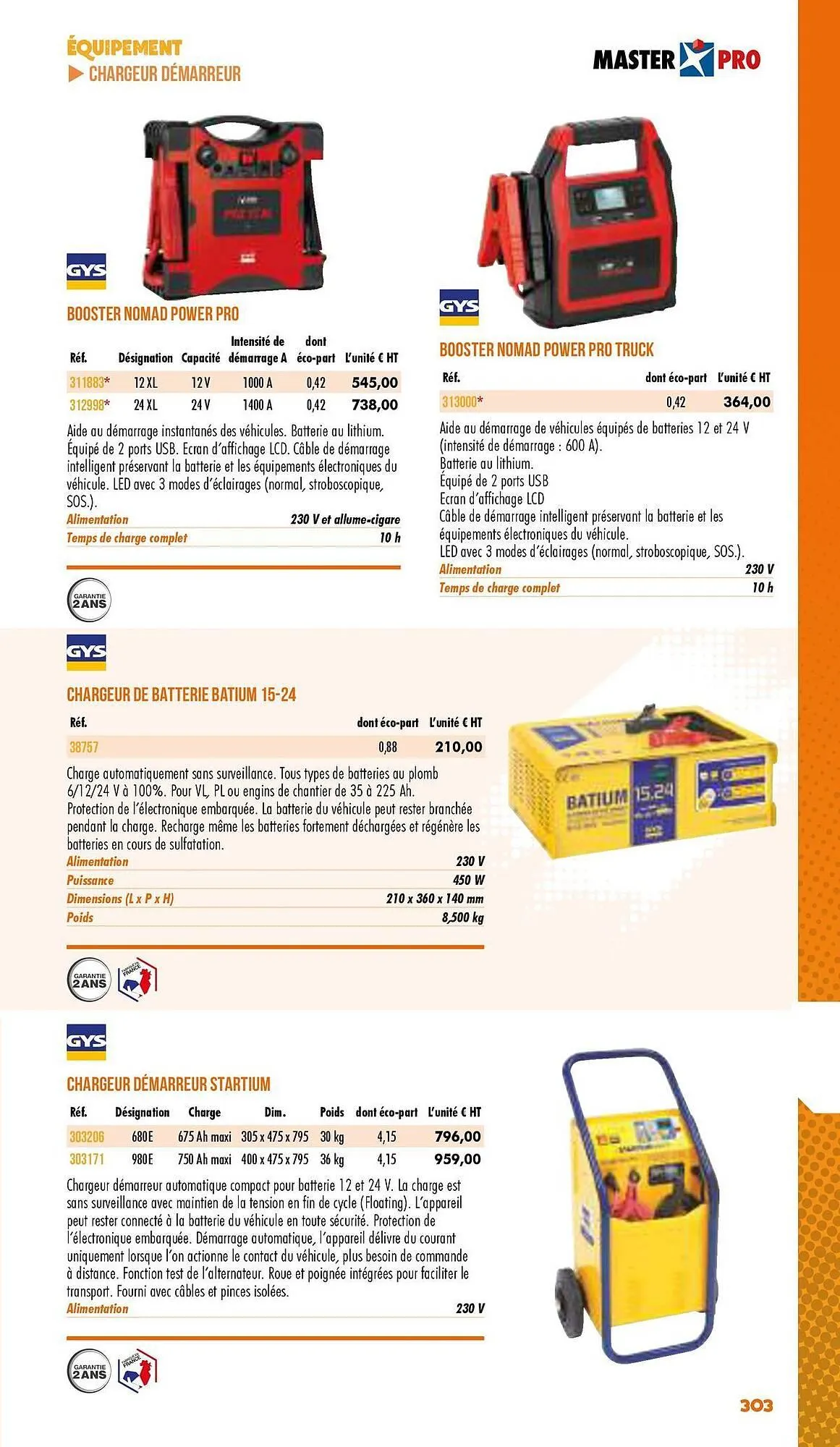 Catalogue Master Pro du 3 janvier au 31 décembre 2025 - Catalogue page 305