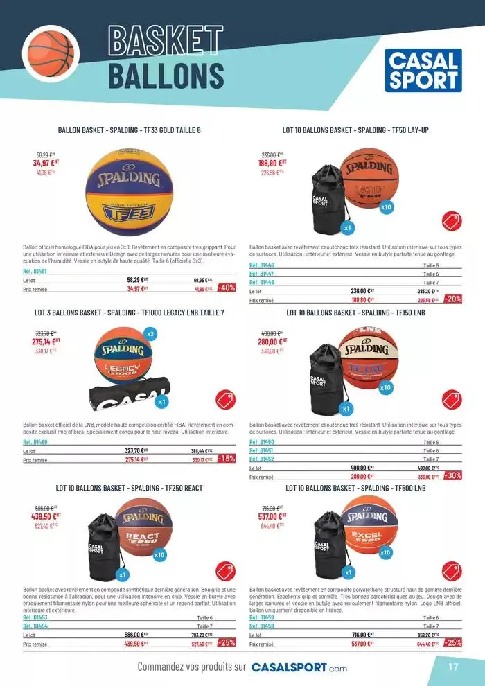 Offre promotionelle du 30 avril au 31 décembre 2025 - Catalogue page 17