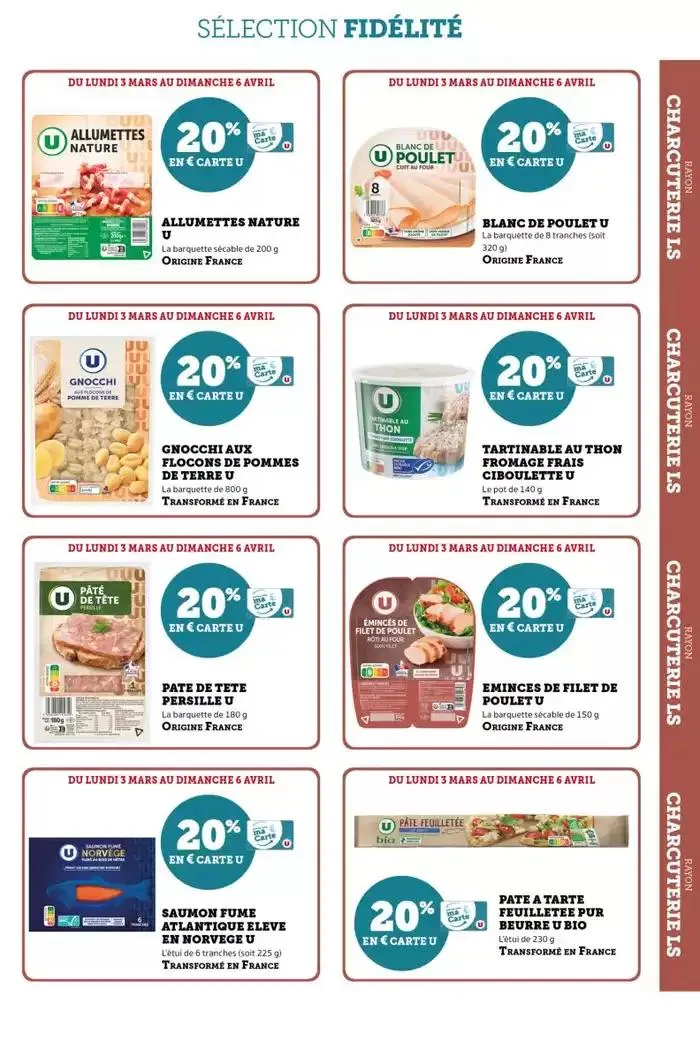Tous les jours 20% du 21 mars au 6 avril 2025 - Catalogue page 3