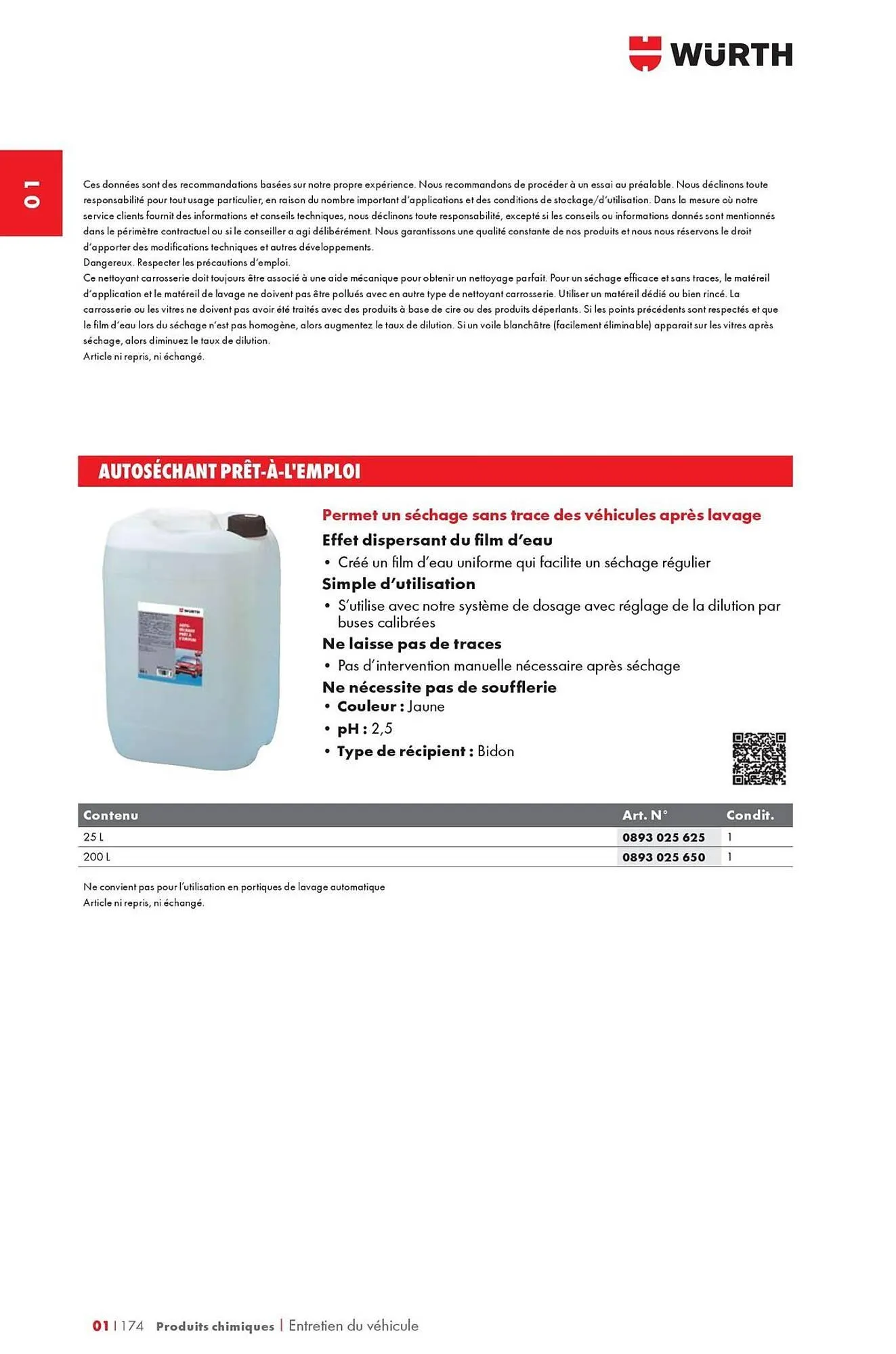 Catalogue Würth du 12 mai au 31 décembre 2025 - Catalogue page 182