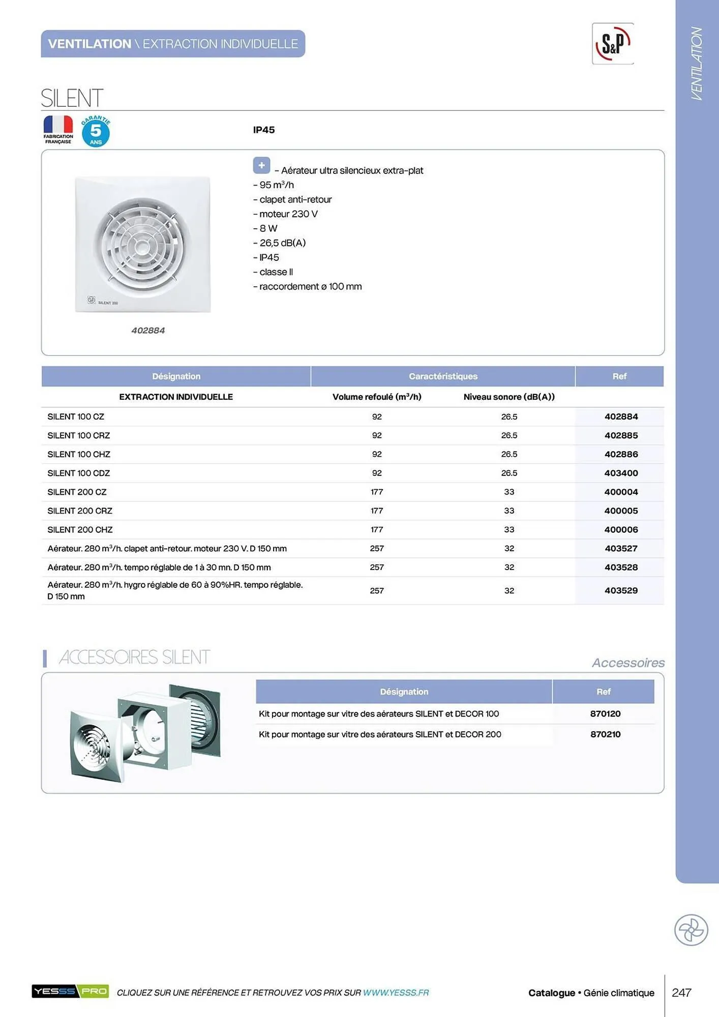 Catalogue Yesss electrique du 14 octobre au 31 décembre 2026 - Catalogue page 249