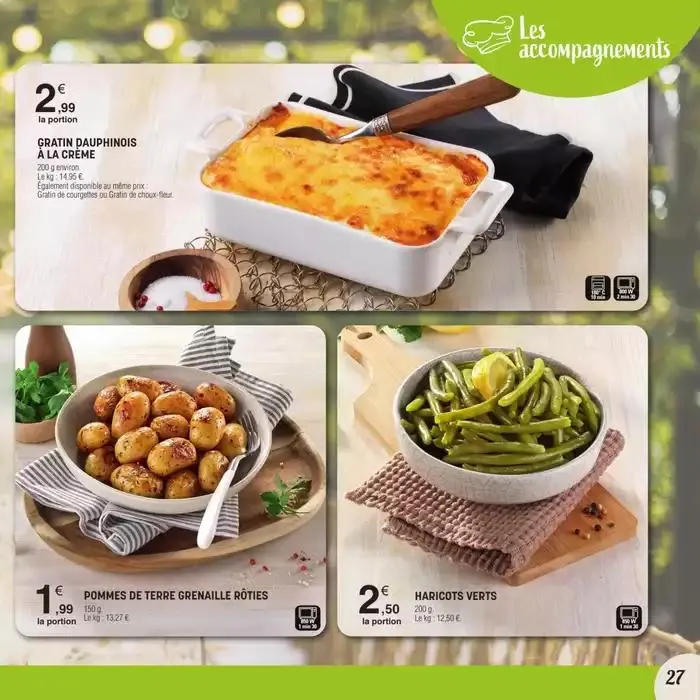 CARTE TRAITEUR PERMANENTE du 3 avril au 30 mars 2026 - Catalogue page 27