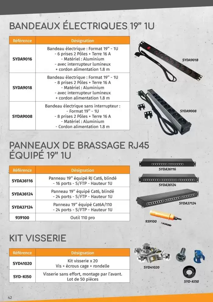 Gamme Cable Reseaux L2S 2025 du 14 janvier au 31 décembre 2025 - Catalogue page 42