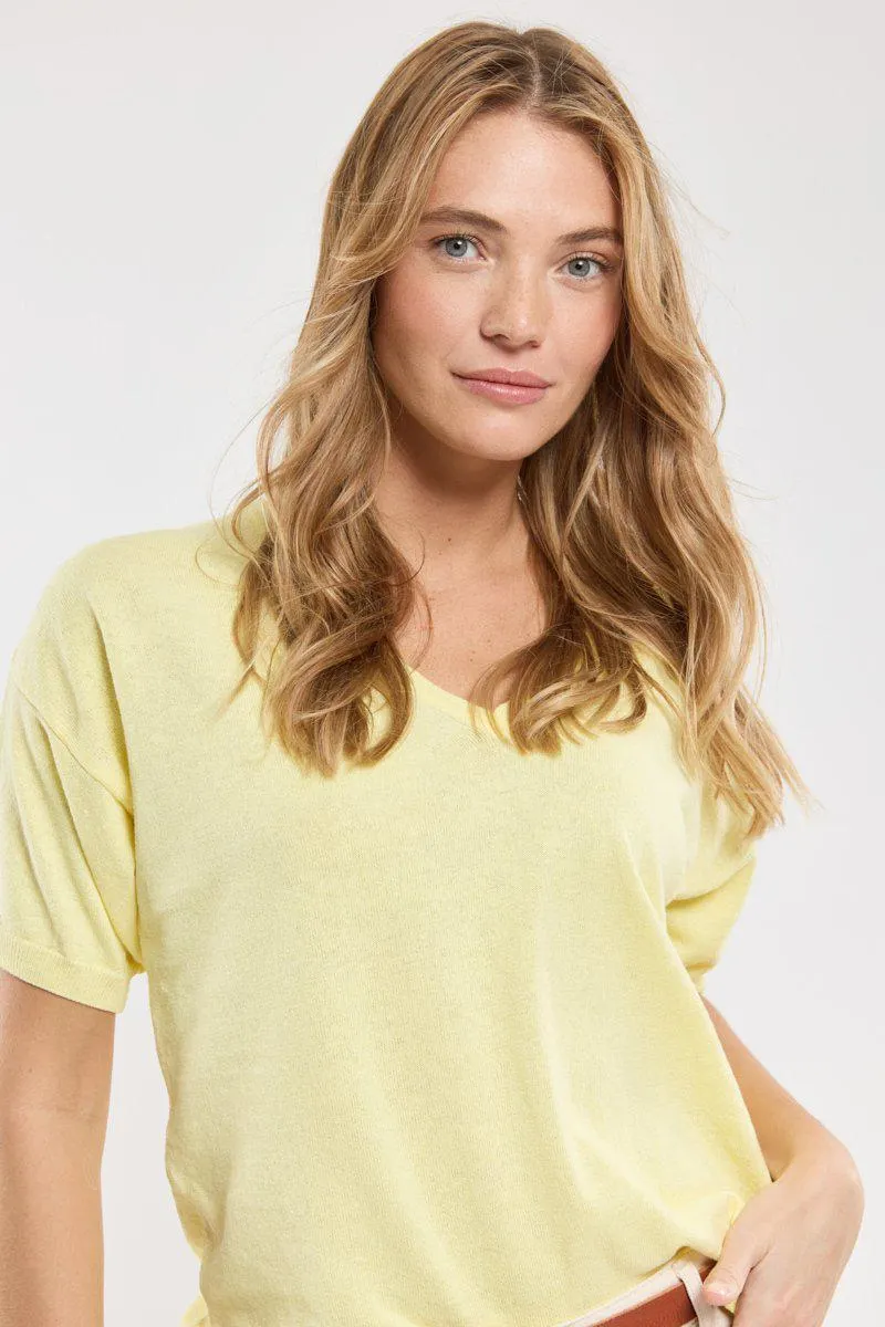 Pull léger Suzanne - lin et coton