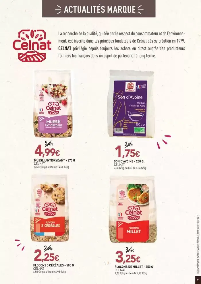LES PETITS PRIX BIO du 13 novembre au 8 décembre 2024 - Catalogue page 9