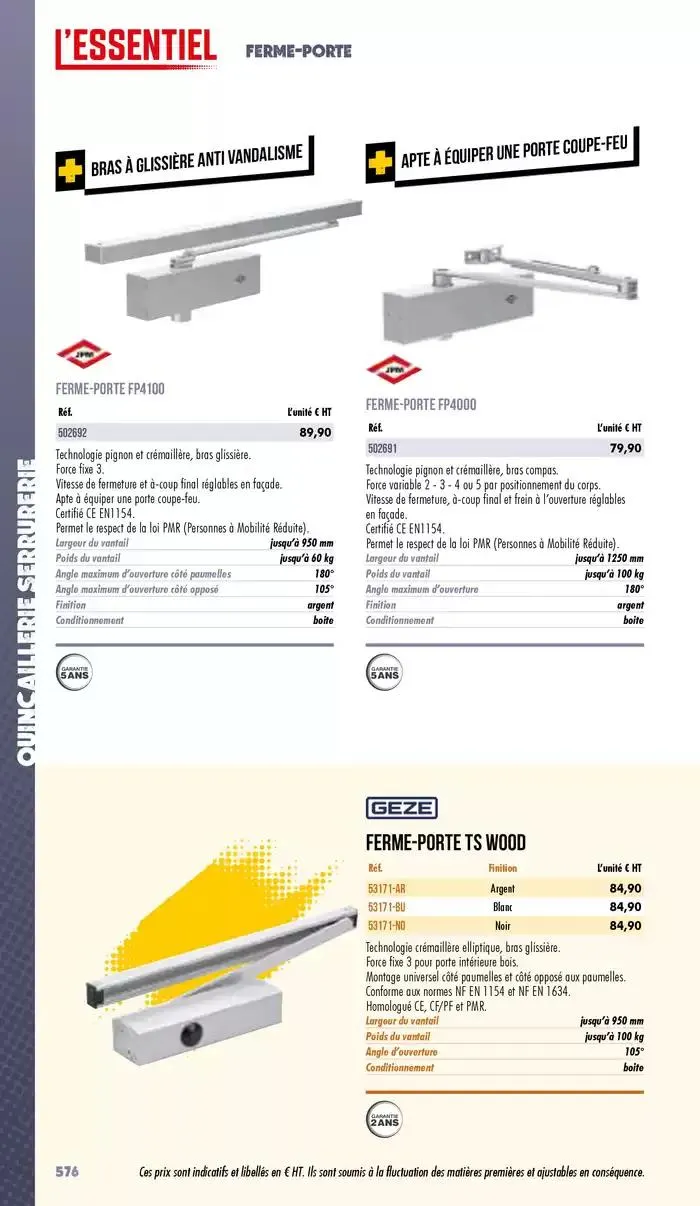 Essentiel Industrie 2025 du 3 janvier au 31 décembre 2025 - Catalogue page 578