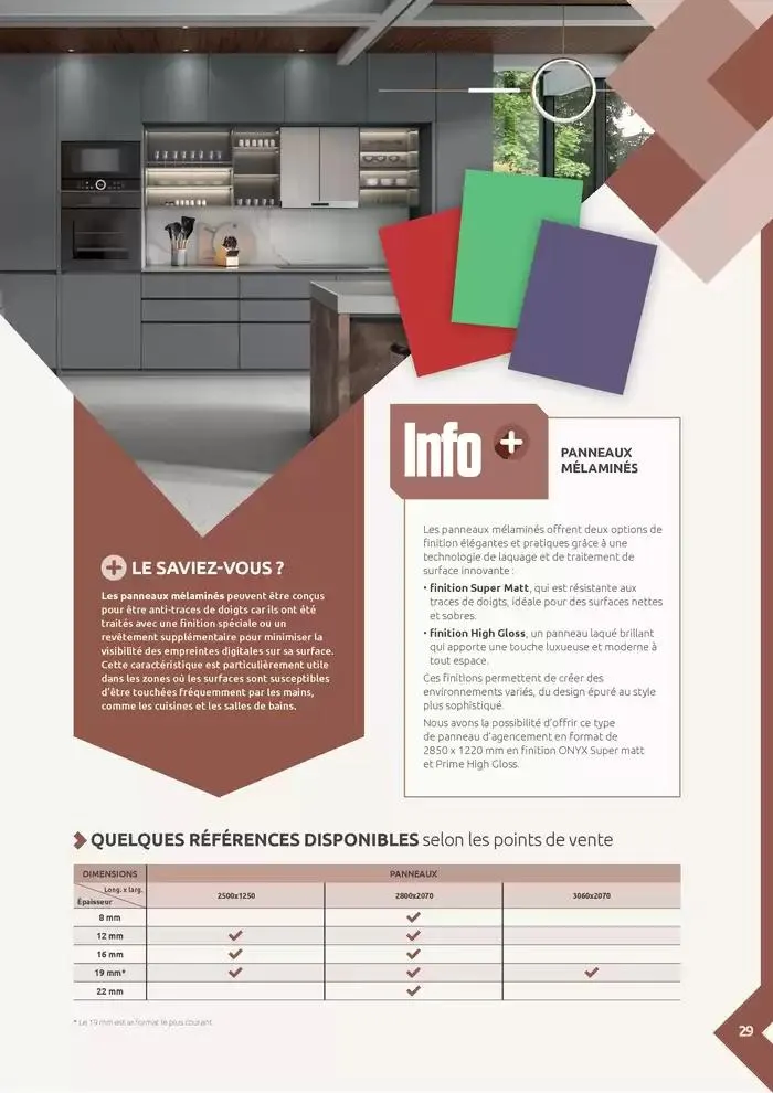 Aménagents Intérieurs du 9 décembre au 9 juin 2025 - Catalogue page 29