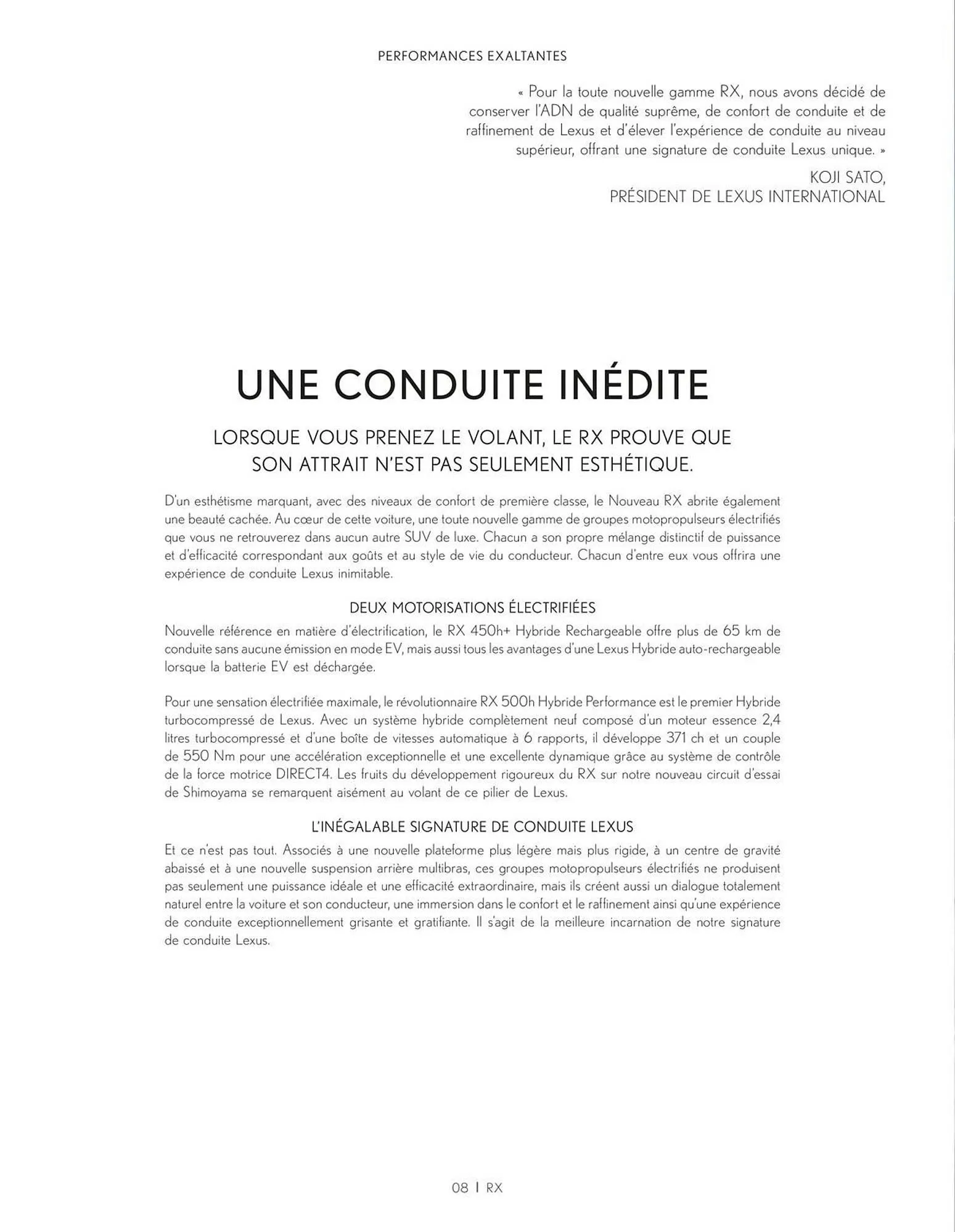 Catalogue Lexus du 21 décembre au 31 mars 2024 - Catalogue page 8