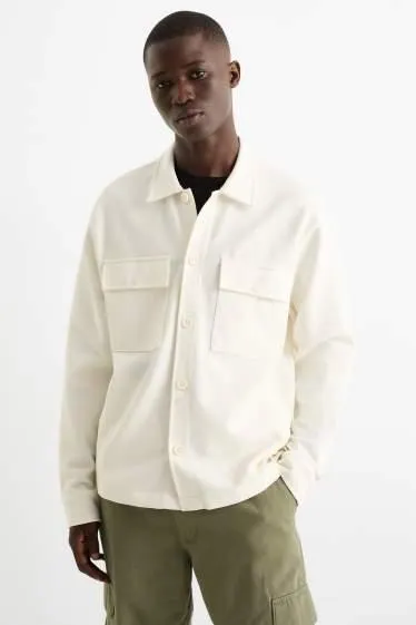 Shirt jacket - relaxed fit - kent collar