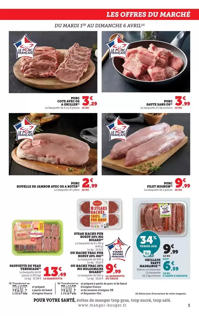 LE MARCHÉ À PRIX BAS ! du 1 avril au 13 avril 2025 - Catalogue page 5