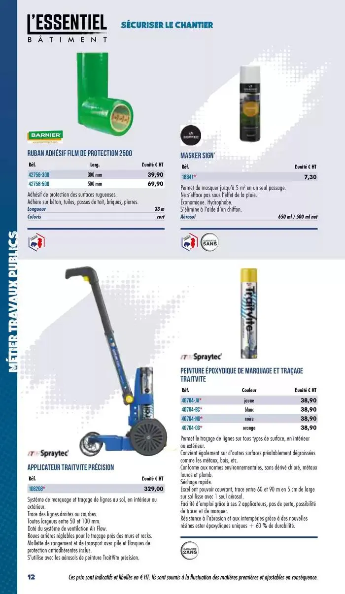 Essentiel Batiment 2025 du 3 janvier au 31 décembre 2025 - Catalogue page 14