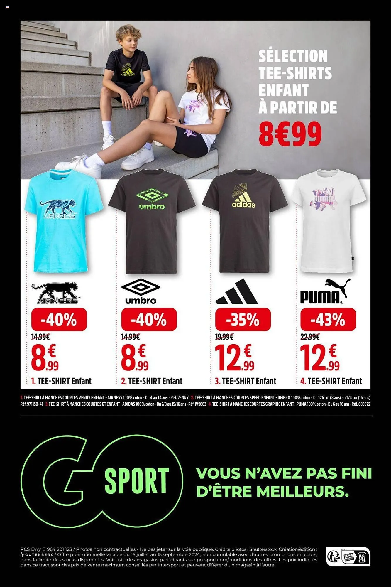 Catalogue Go Sport du 15 juillet au 15 septembre 2024 - Catalogue page 8