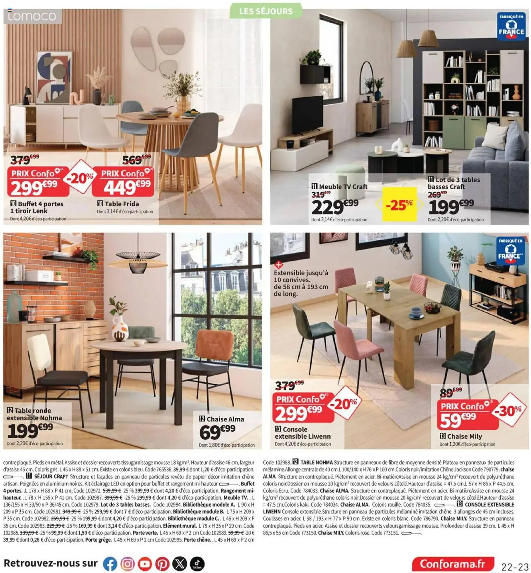 Catalogue Conforama du 22 avril au 26 mai 2025 - Catalogue page 23