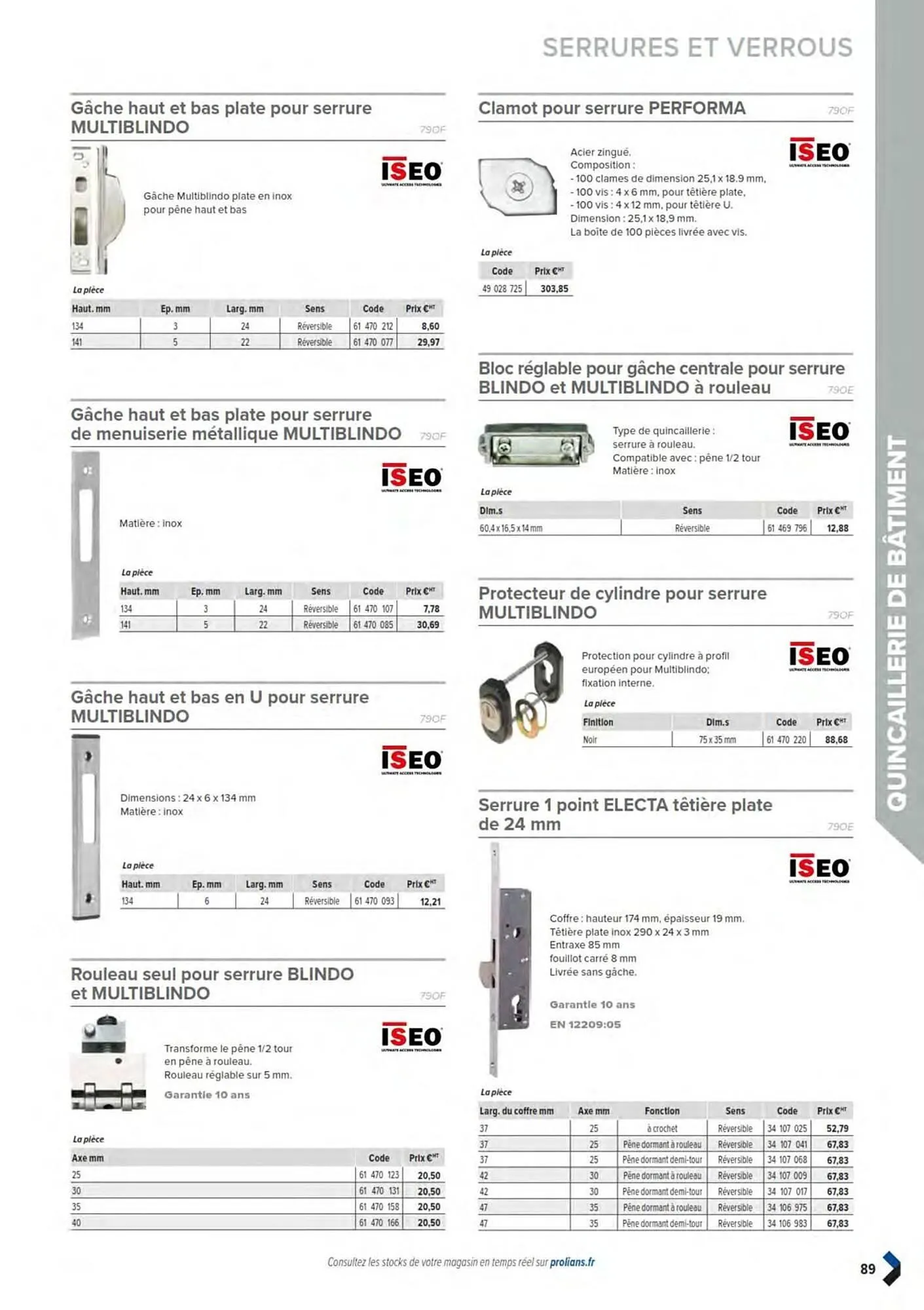 Catalogue Prolians du 11 mars au 31 décembre 2025 - Catalogue page 91