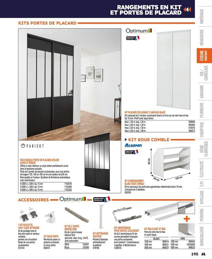 Guide produits 2024 du 15 mars au 31 décembre 2024 - Catalogue page 195