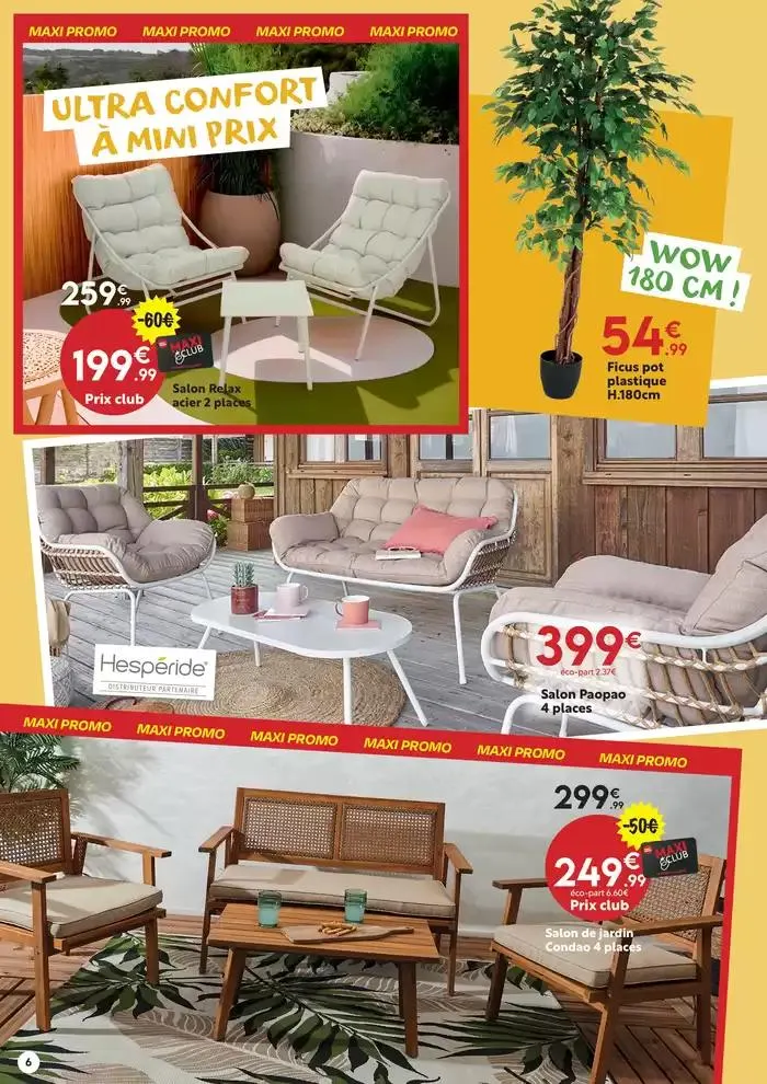 POUR UN EXTÉRIEUR STYLÉ ! du 30 avril au 1 juin 2025 - Catalogue page 6