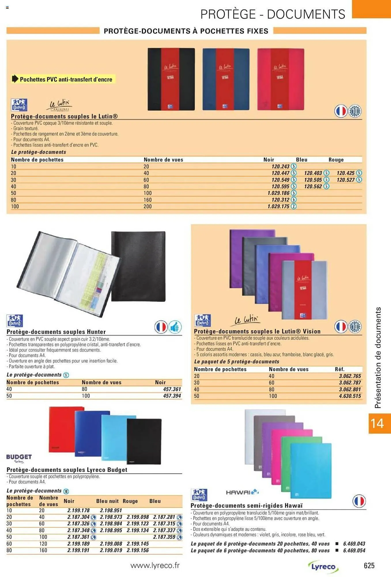 Catalogue Lyreco du 15 mai au 31 décembre 2023 - Catalogue page 625