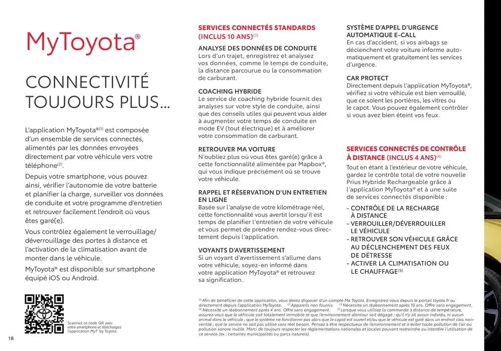 Toyota Prius Hybride Rechargeable du 17 décembre au 17 décembre 2025 - Catalogue page 18