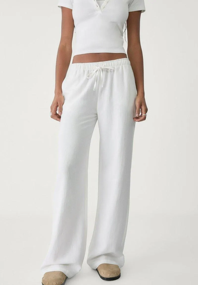 DRAWSTRING - Pantalon classique - white