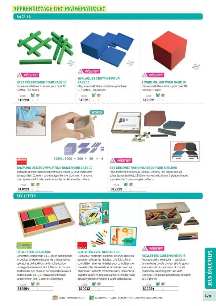 Nos Catalogues Thématiques du 1 janvier au 31 décembre 2025 - Catalogue page 481