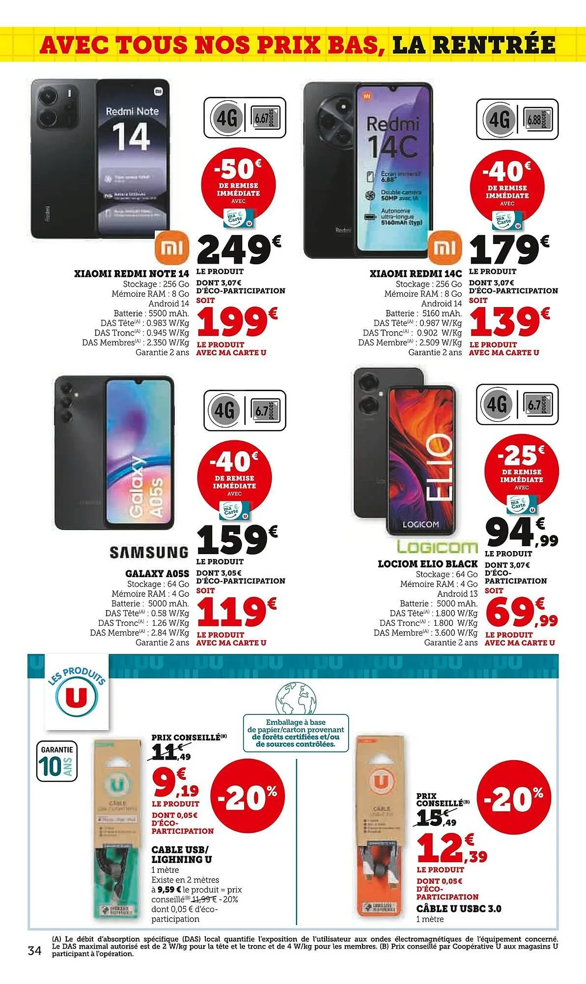 Catalogue Super U du 19 août au 7 septembre 2025 - Catalogue page 34