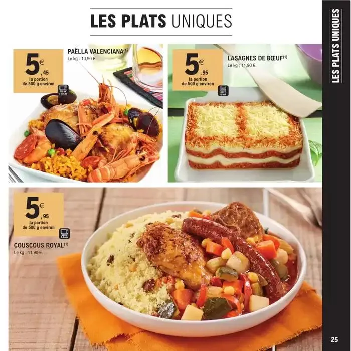 CARTE TRAITEUR PERMANENTE - MIXTE du 8 avril au 17 novembre 2025 - Catalogue page 25