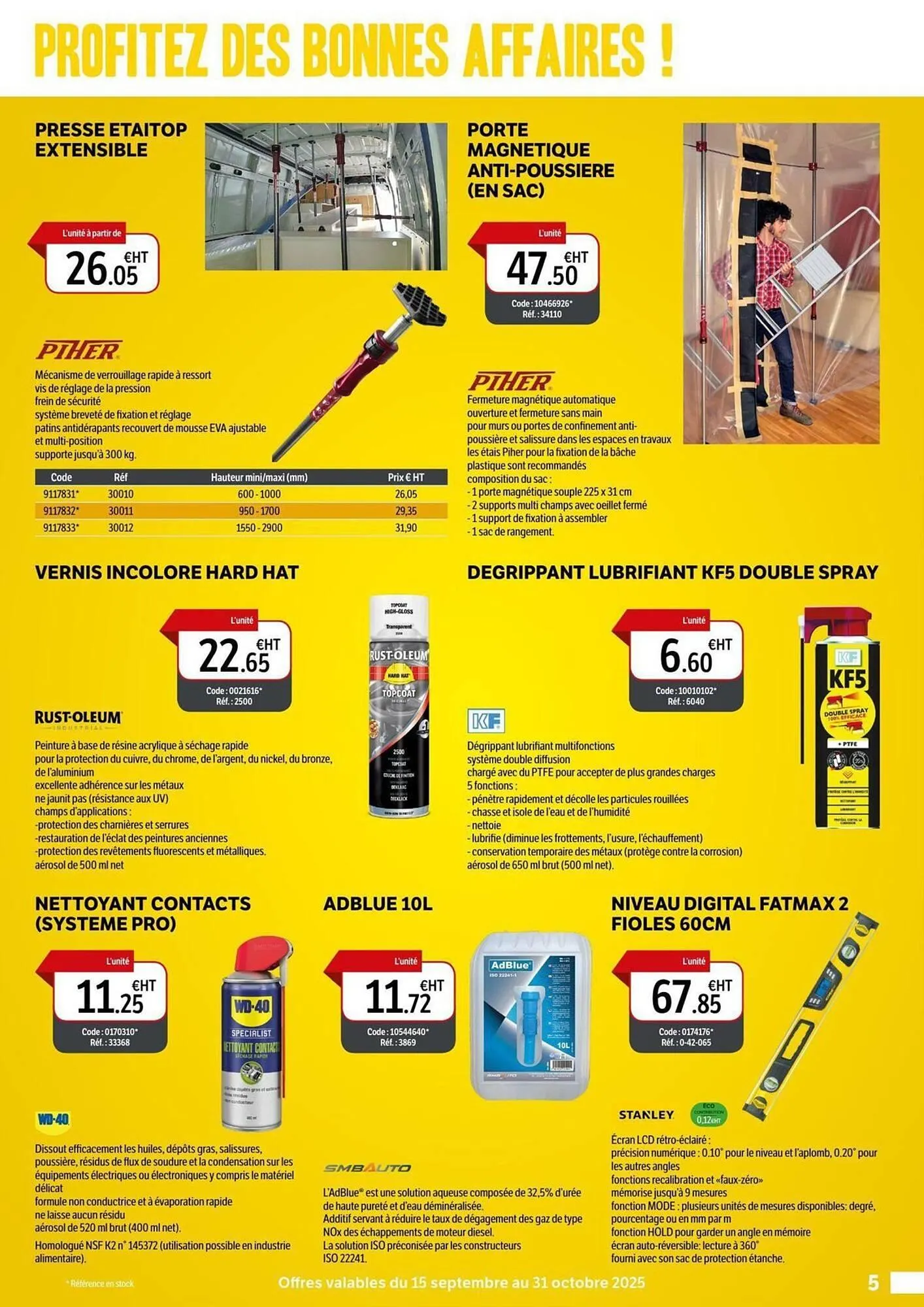 Catalogue DomPro du 16 septembre au 31 octobre 2025 - Catalogue page 5