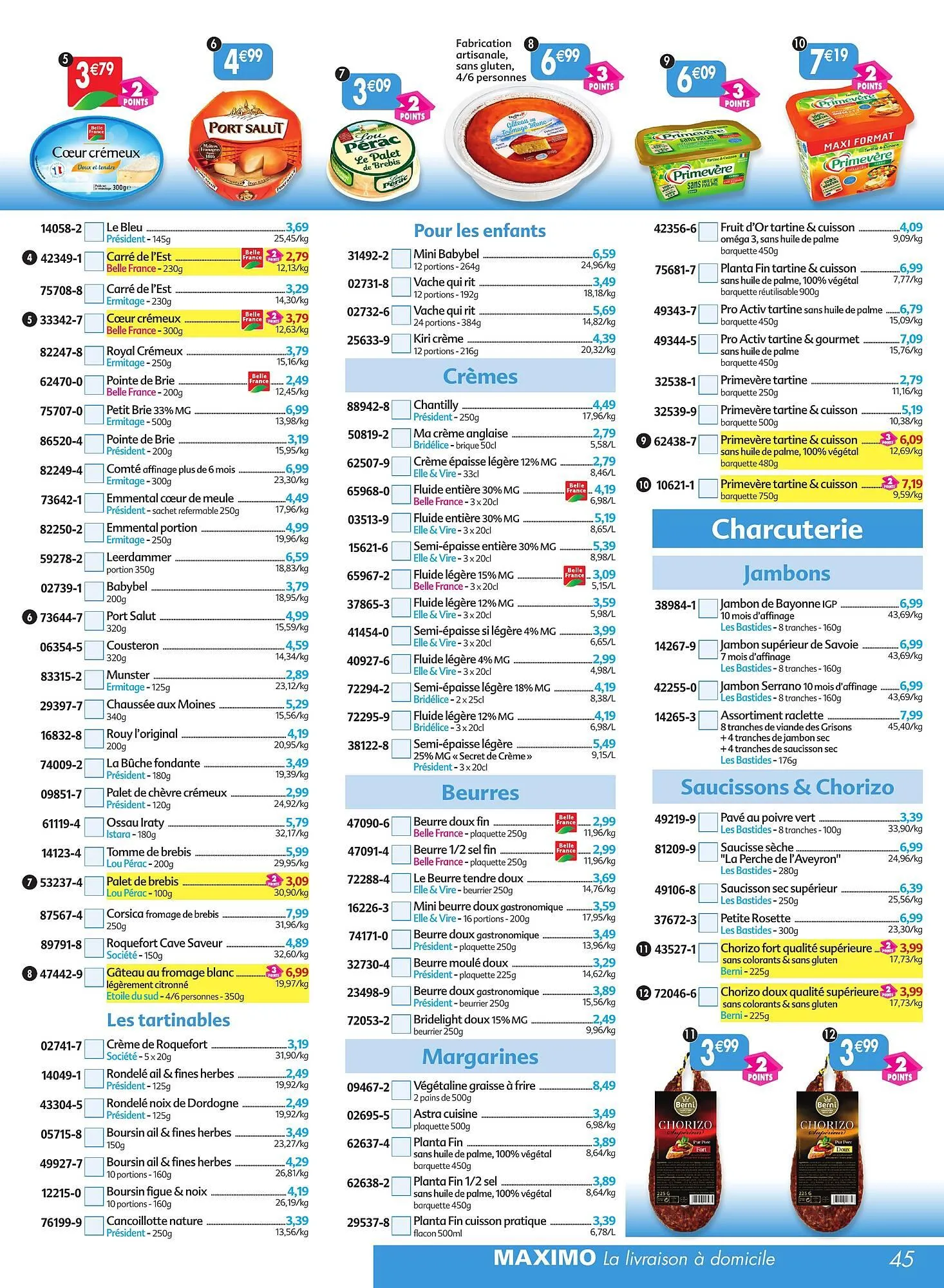 Catalogue Maximo du 30 septembre au 31 octobre 2025 - Catalogue page 45