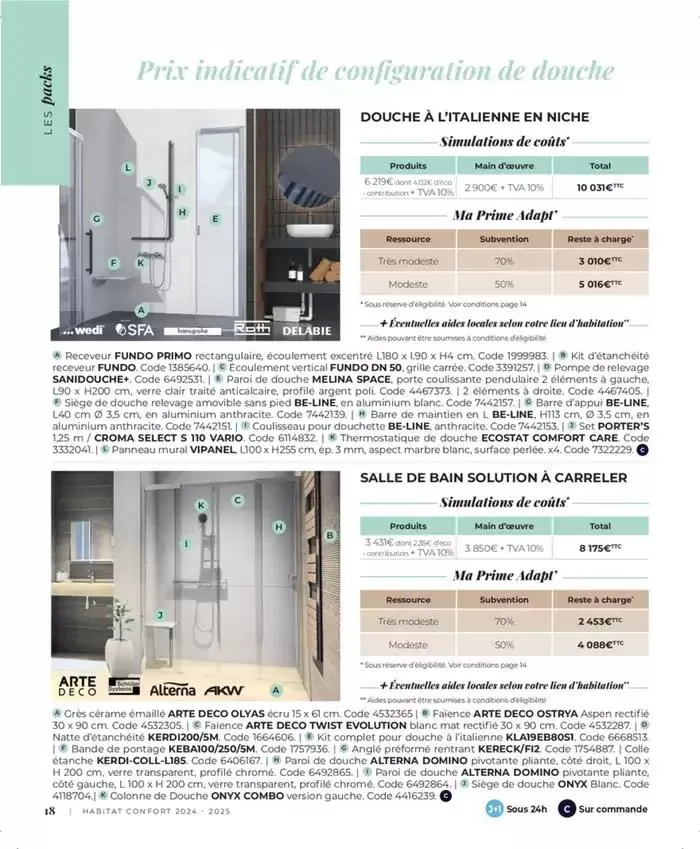 Cedeo Habitat confort du 1 octobre au 31 mai 2025 - Catalogue page 17