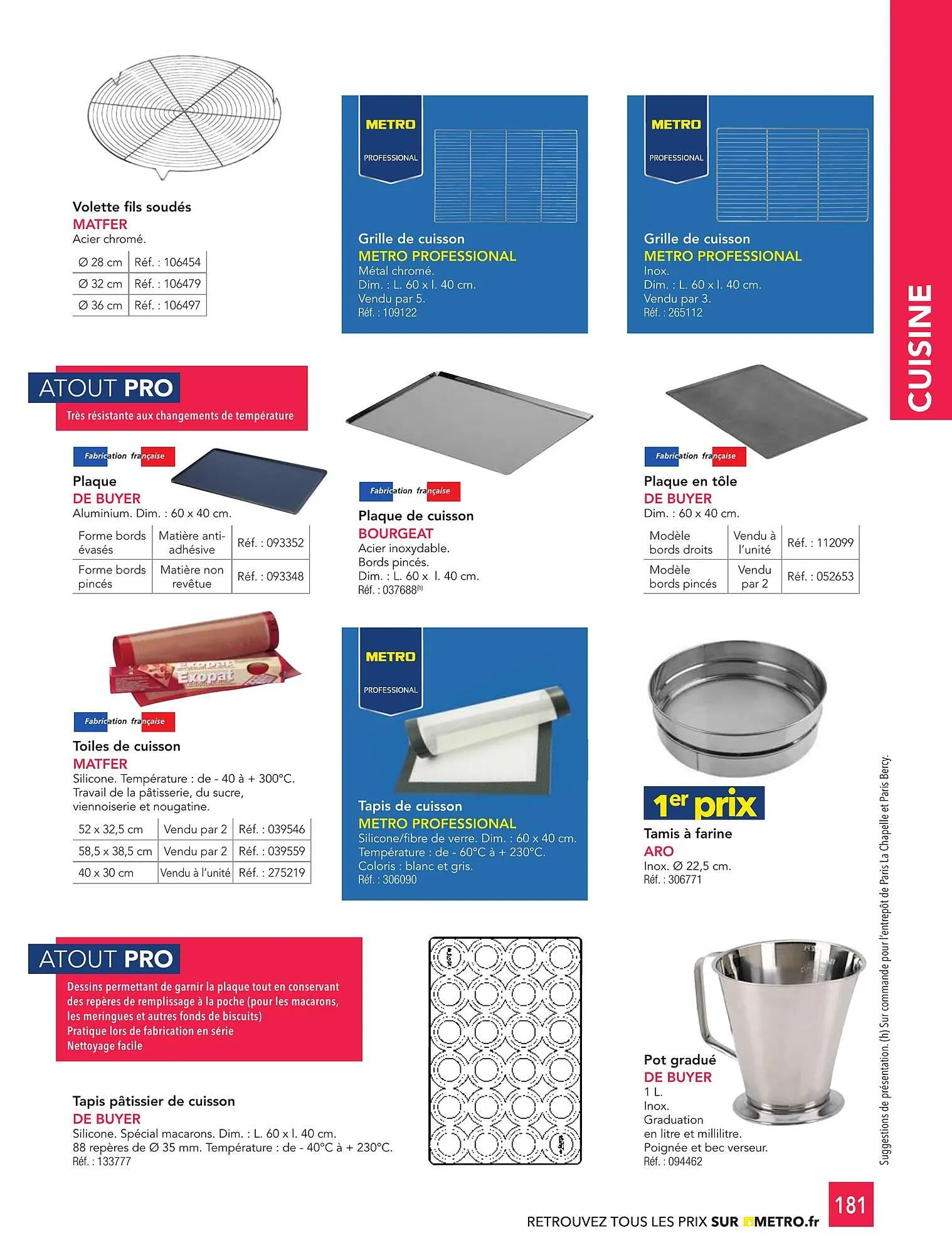 Catalogue METRO du 1 janvier au 31 décembre 2026 - Catalogue page 181