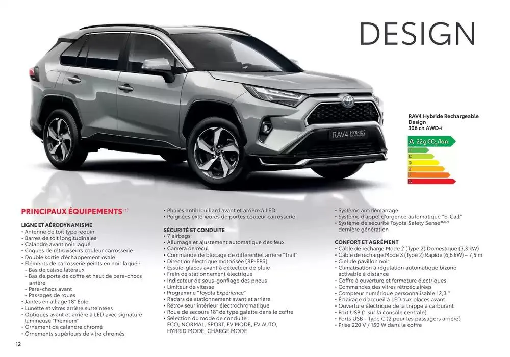 Toyota RAV4 Hybride Rechargeable du 27 janvier au 25 janvier 2026 - Catalogue page 12