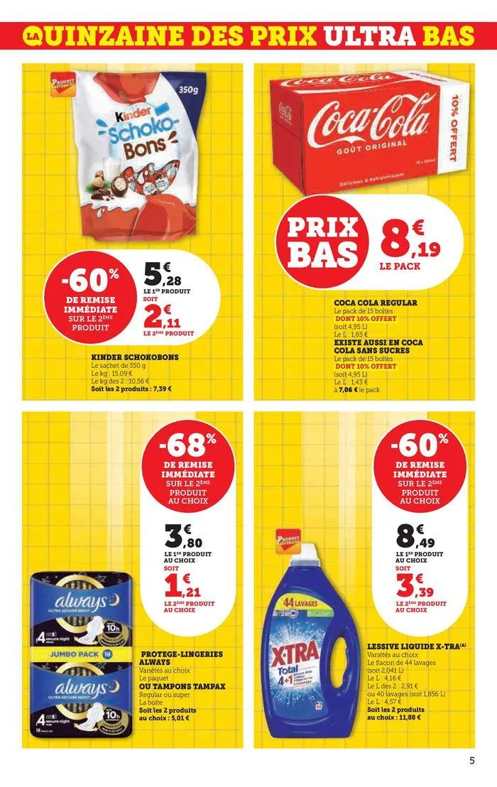 Catalogue SUPER U du 20 août au 1 septembre 2024 - Catalogue page 5